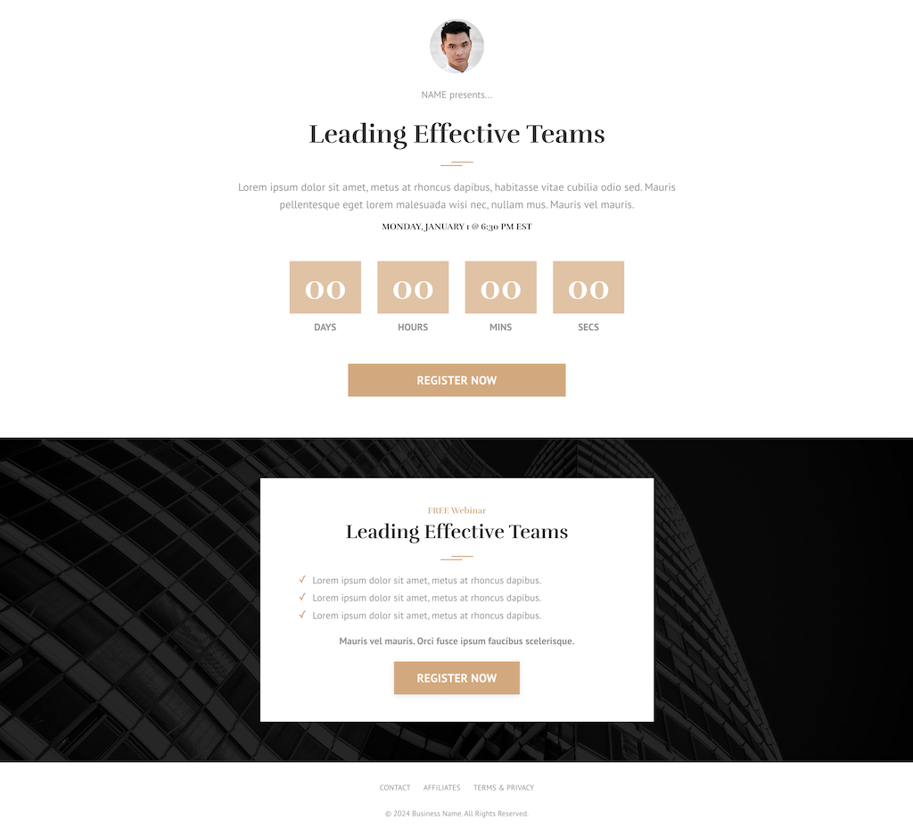Prestige Webinar Funnel Kit