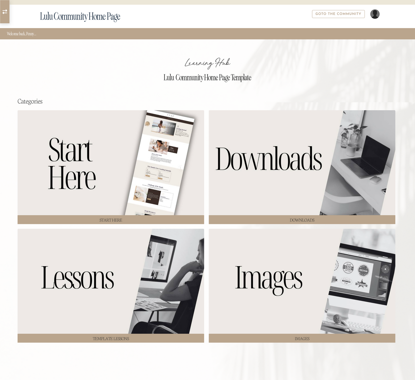 Lulu Community Home page