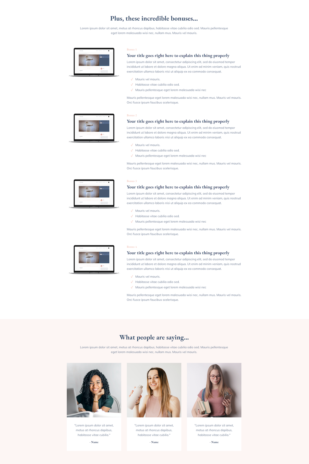 Serene Course Funnel Kit