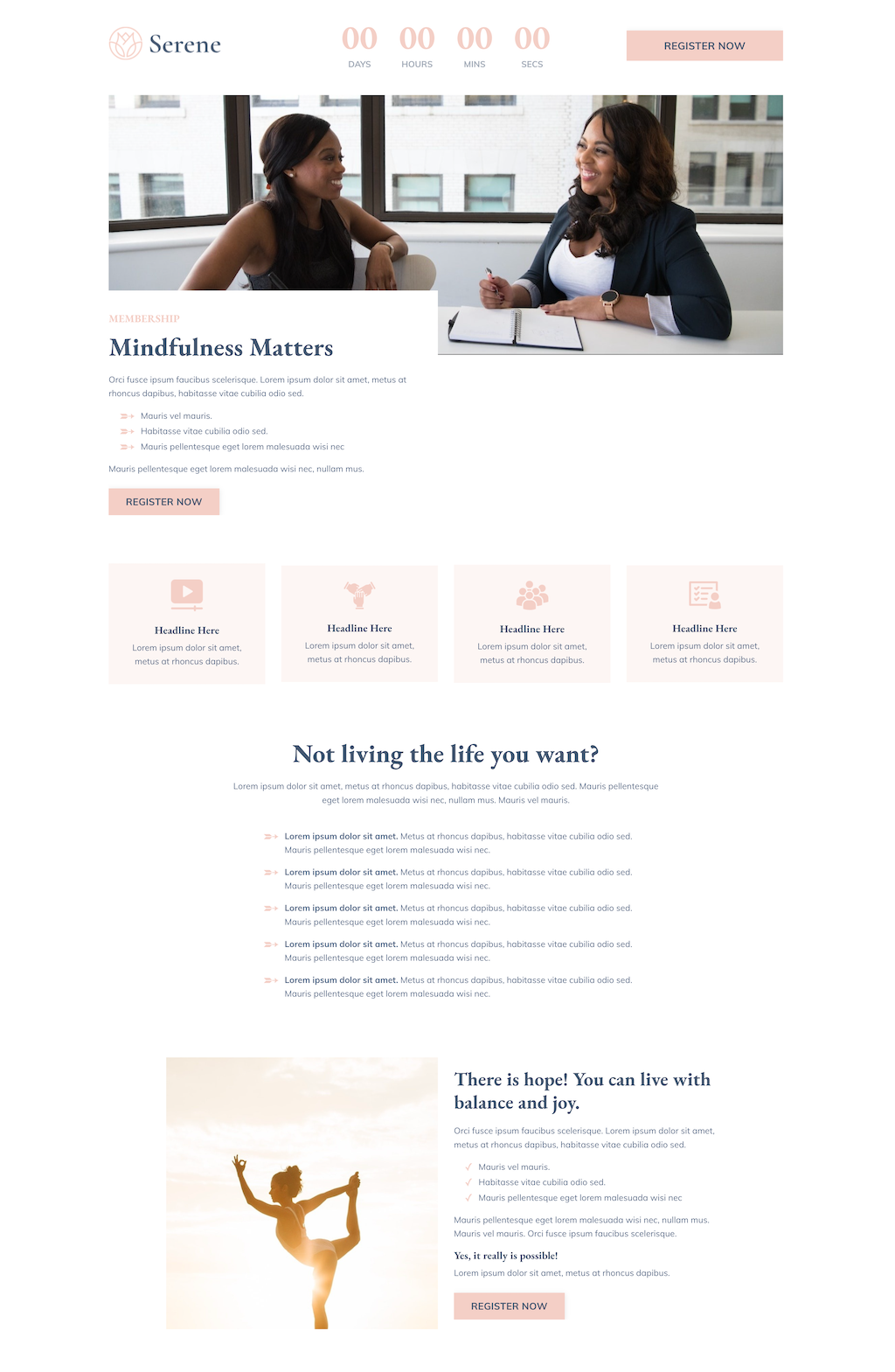 Serene Membership Funnel Kit