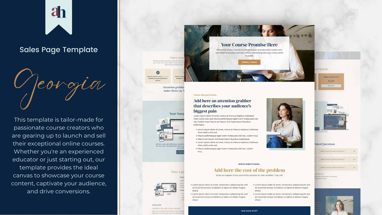 Georgia - Sales Page