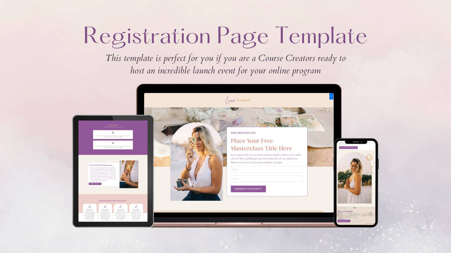 Luna - Registration Page