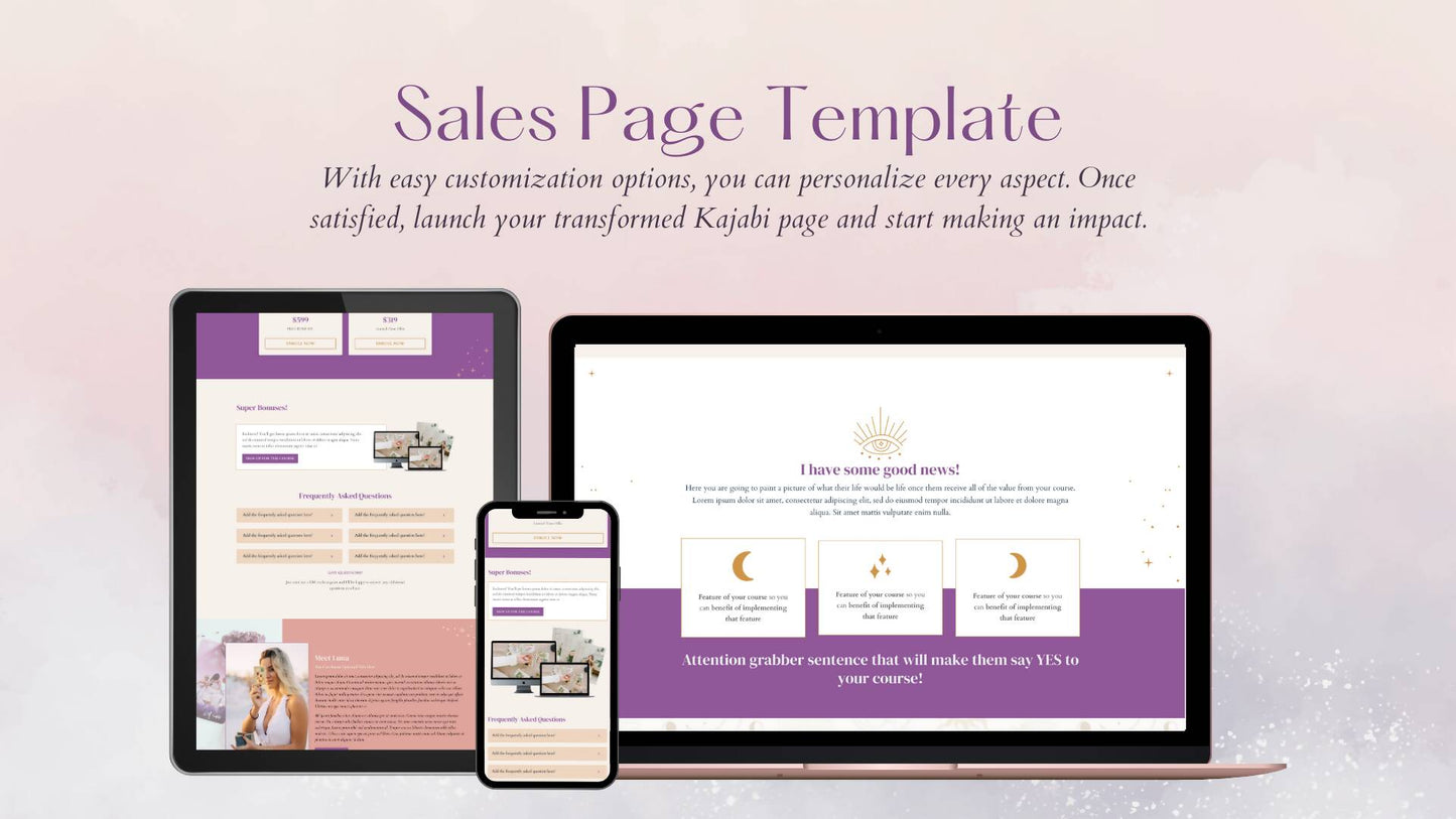 Luna - Sales Page