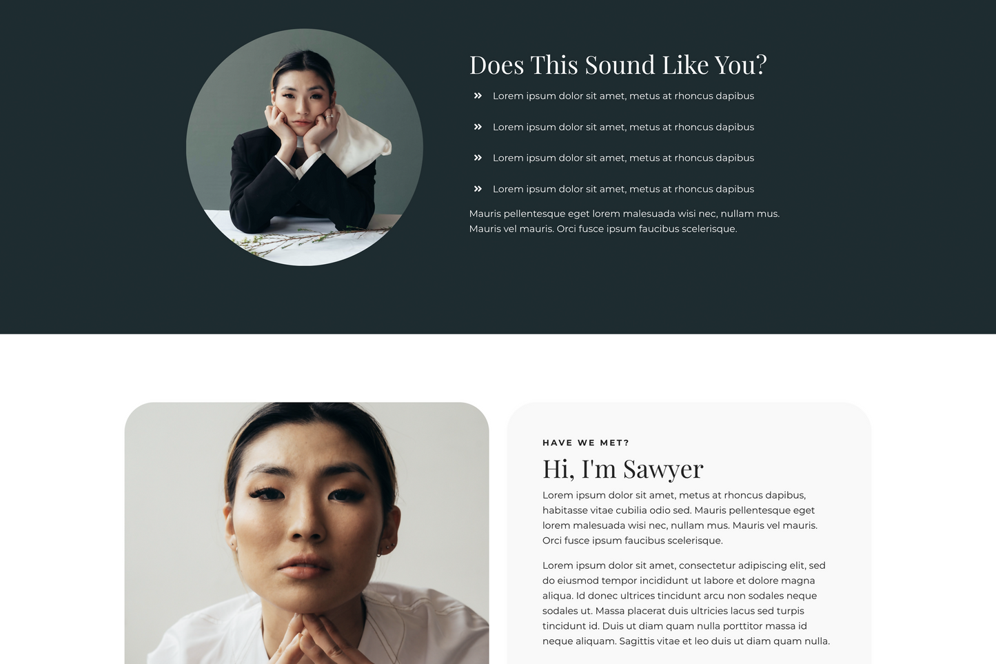 Sawyer Sales Page