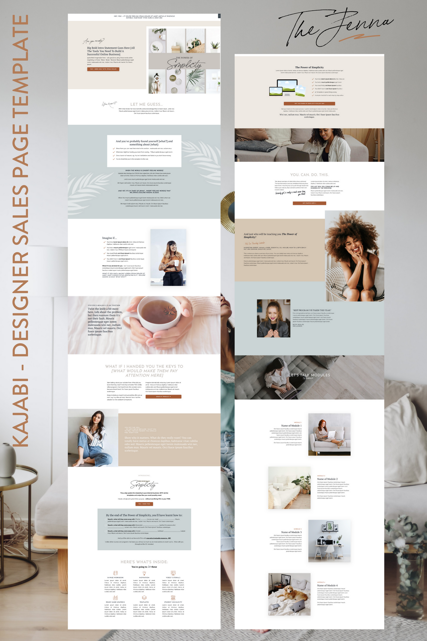 Just Jenny Sales Page Kit
