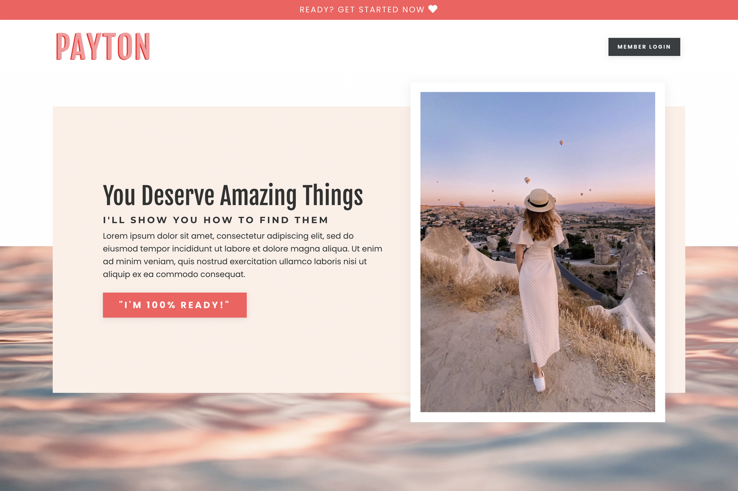 Payton Sales Page