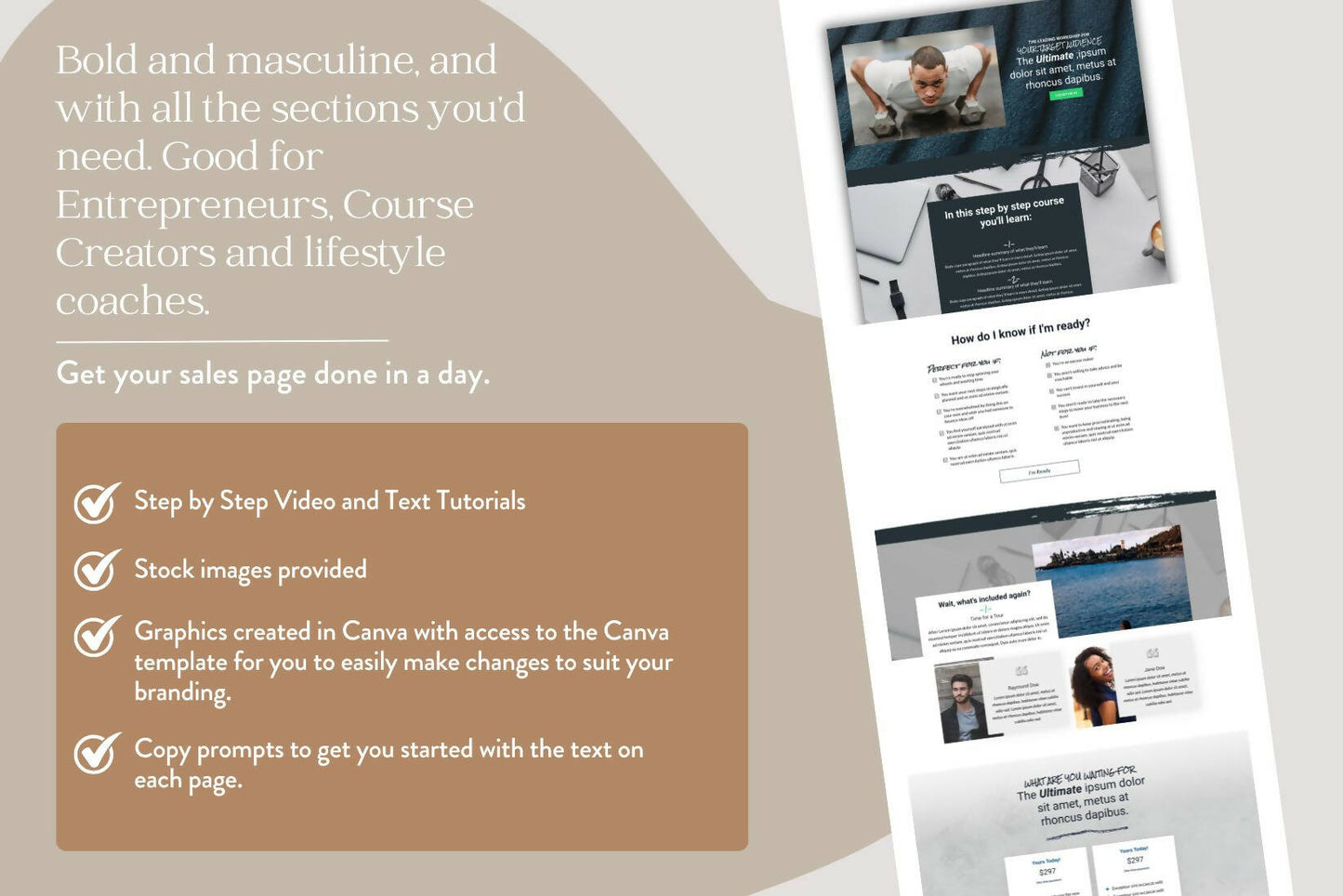 Joe Oceano Sales Page (With Pop-Up Checkout)