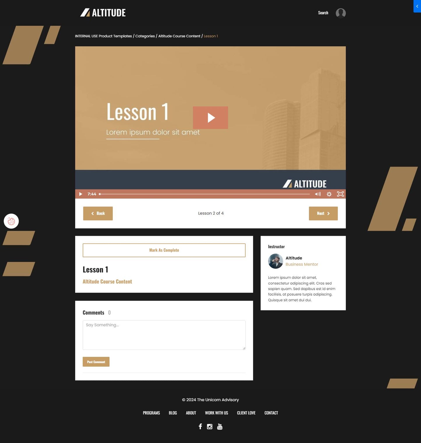 Altitude Product Theme (Premier + Momentum)