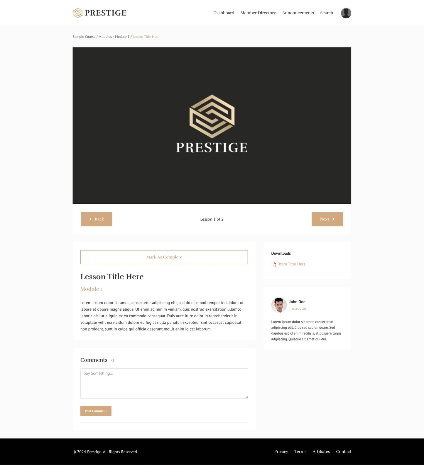 prestige-product-theme-posts