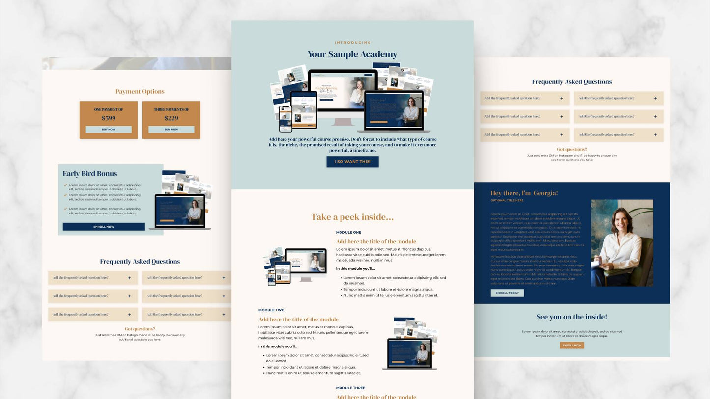 Georgia - Sales Page
