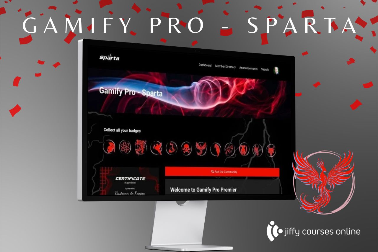 Sparta - Gamify Pro (no sidebar) – Kajabi Templates