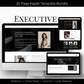 Executive Bundle - Website, Sales Page, Lead Magnet, Course & Thank You Page Templates