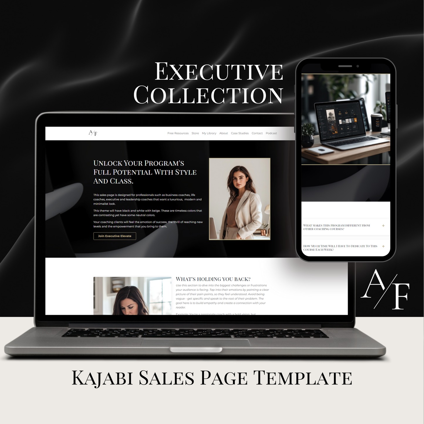 Executive Sales Page