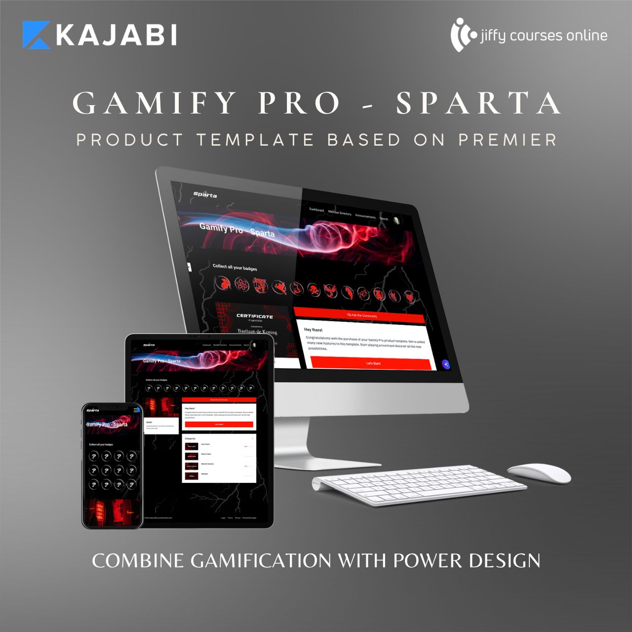 Sparta - Gamify Pro (no sidebar) – Kajabi Templates