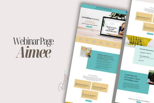 Kajabi Template - Webinar Page - Penny In Your Pocket