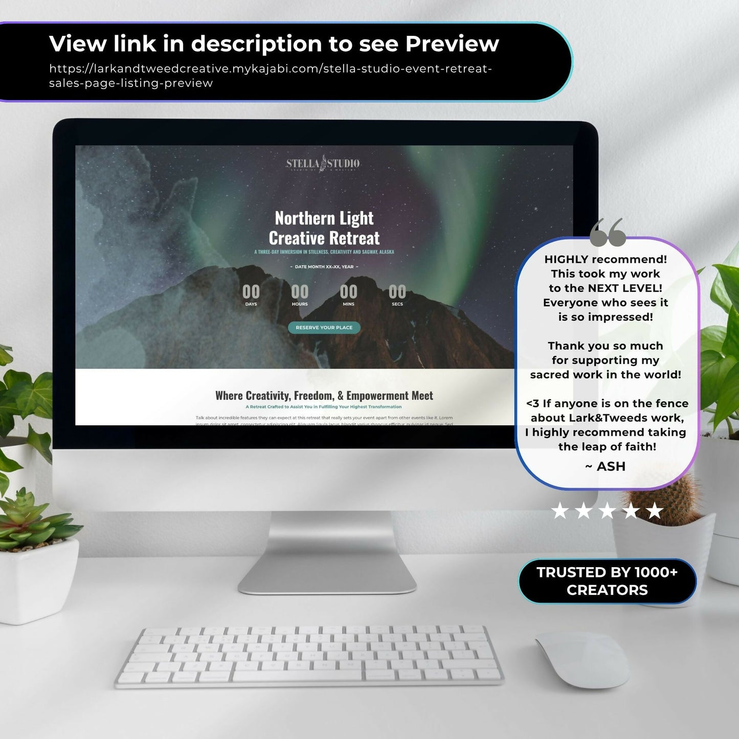 Stella STUDIO - Event/Retreat Sales Funnel
