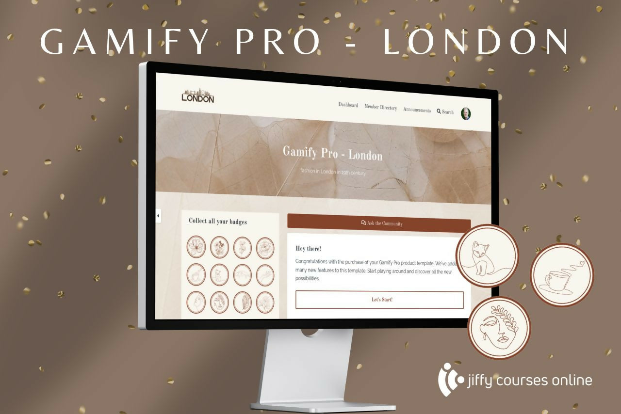 London - Gamify Pro (no sidebar) – Kajabi Templates