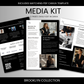 Brooklyn Speaker & Podcaster Media Kit & Landing Page Bundle | Includes Matching Canva PDF Template