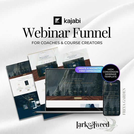 Freya Garden - Webinar Funnel 4 Pages