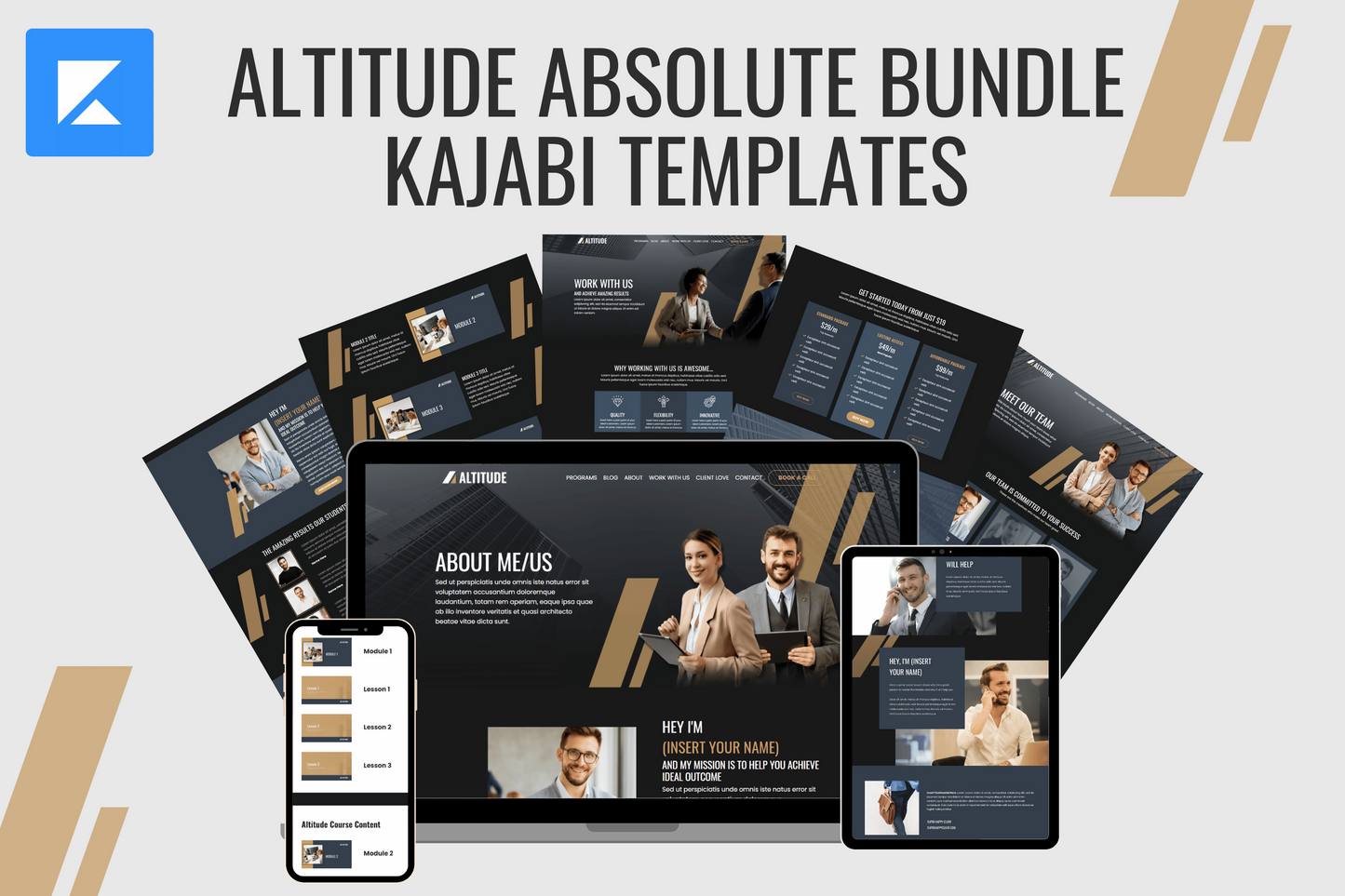 Kajabi Absolute Template Collection - Altitude