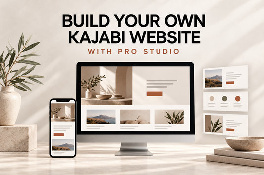 Build Your Own Kajabi Website Template with Pro Studio