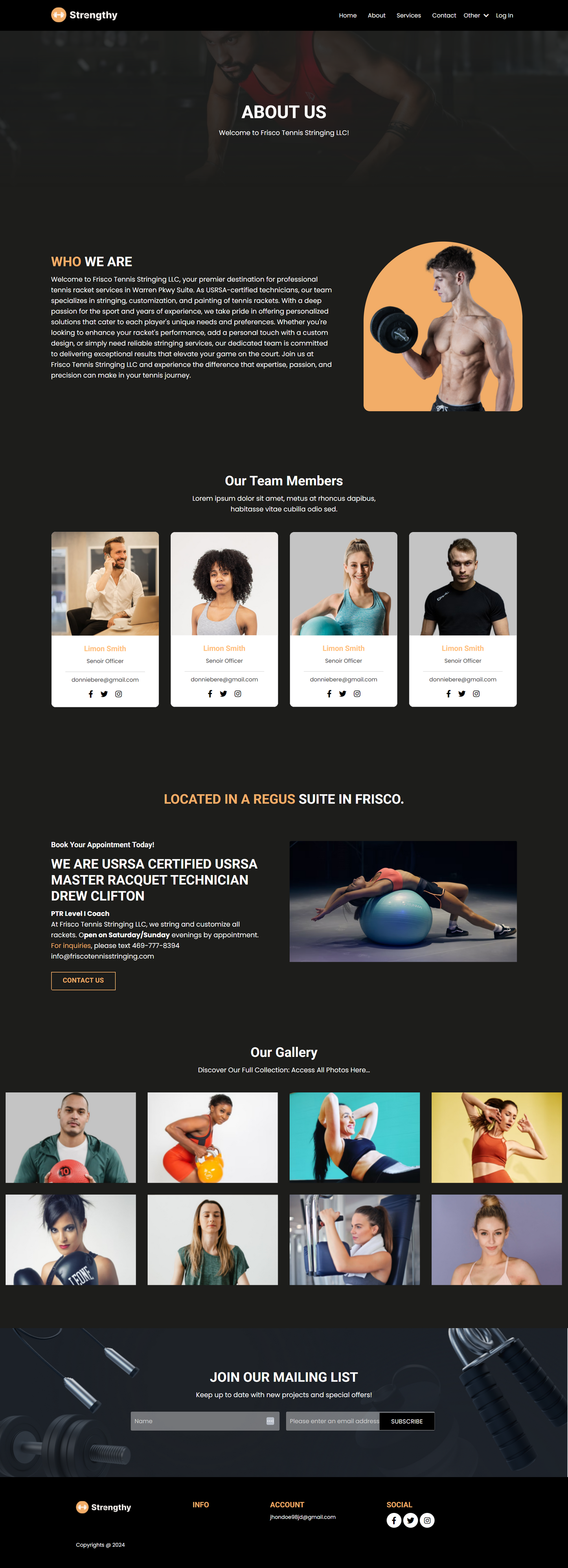 Strengthy Website Theme