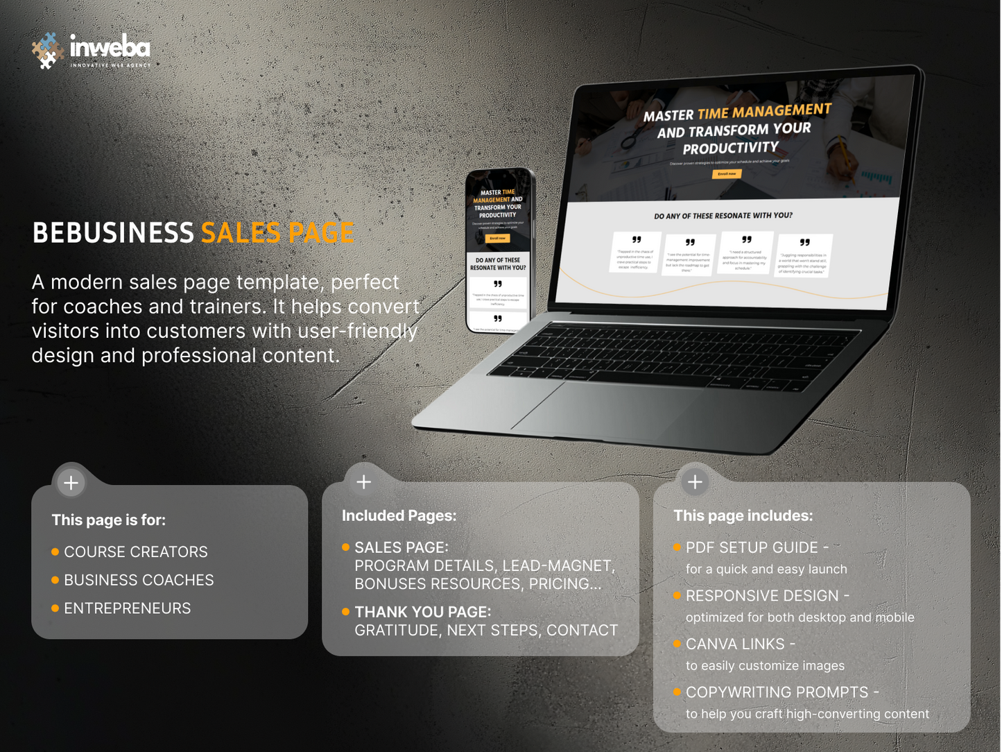 BeBusiness Sales Page