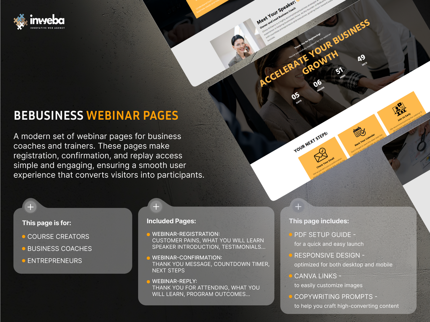 BeBusiness Webinar Page