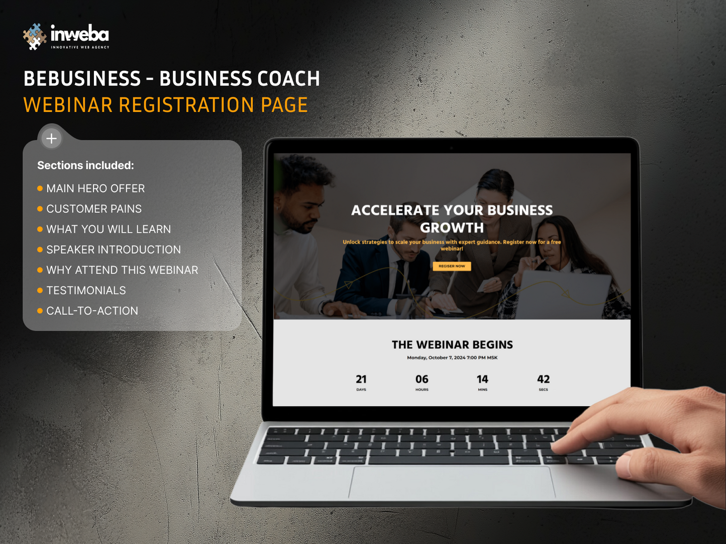 BeBusiness Webinar Page