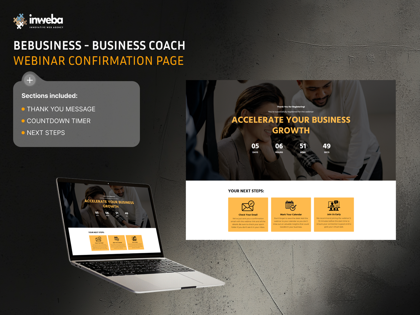 BeBusiness Webinar Page