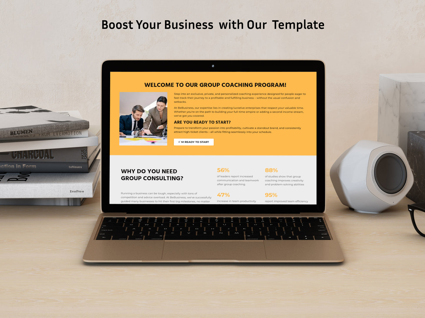 BeBusiness Website (21 Pages)