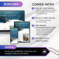Navy WATER PORTAL - Freebie & Course Sales Funnel Bundle 6 Pages