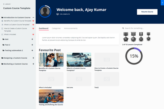 Momentum Achievement Theme: Premium Kajabi Course Theme