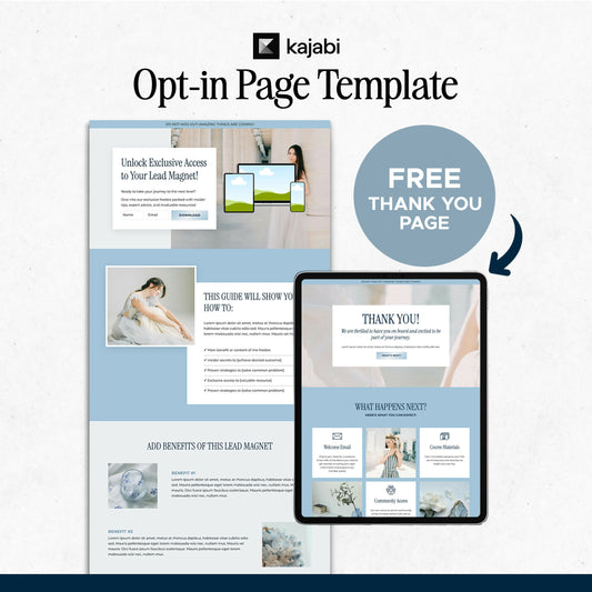 Opt-in Page Template - Dream
