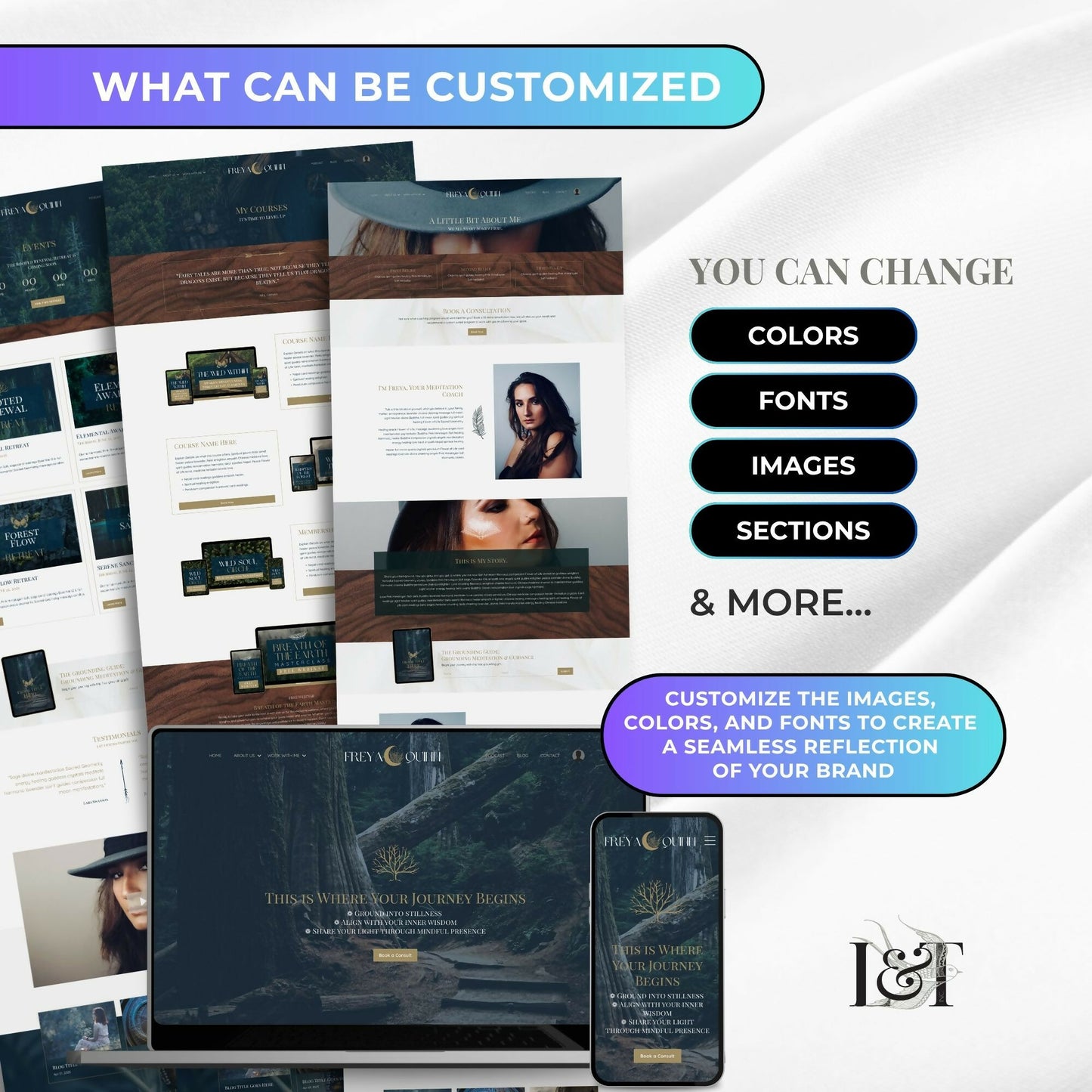 Freya Garden - 20+ Page Website Theme