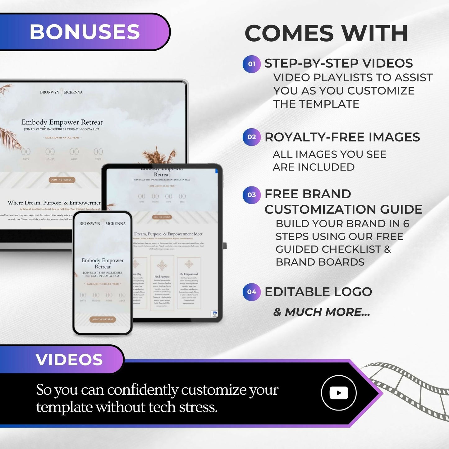 Bronwyn BOHO - Event/Retreat Sales Funnel