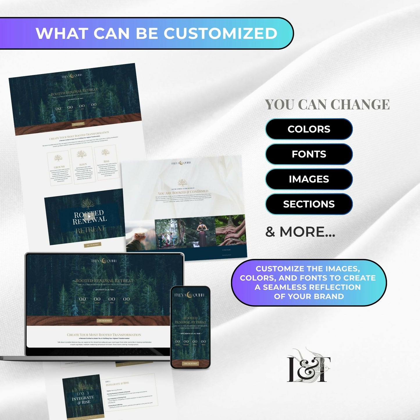 Freya Garden - Event/Retreat Sales Funnel