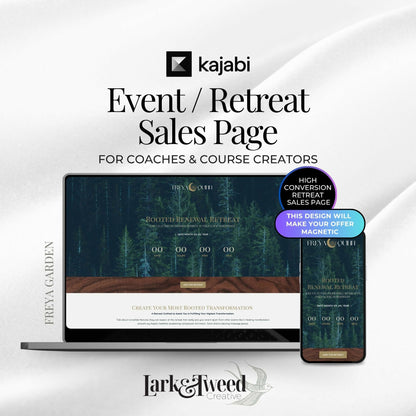 Freya Garden - Event/Retreat Sales Funnel