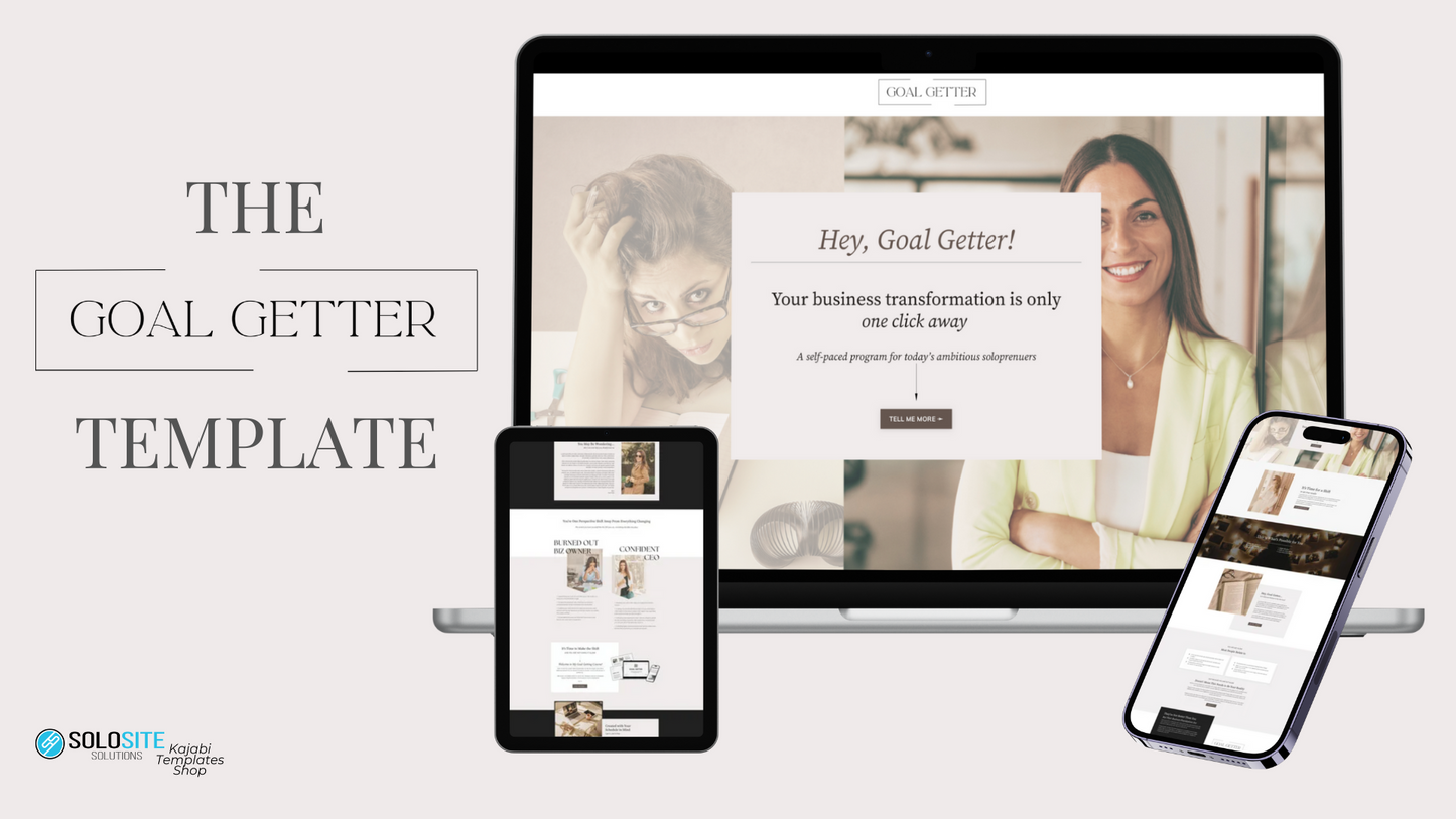 Goal Getter Sales Page Template