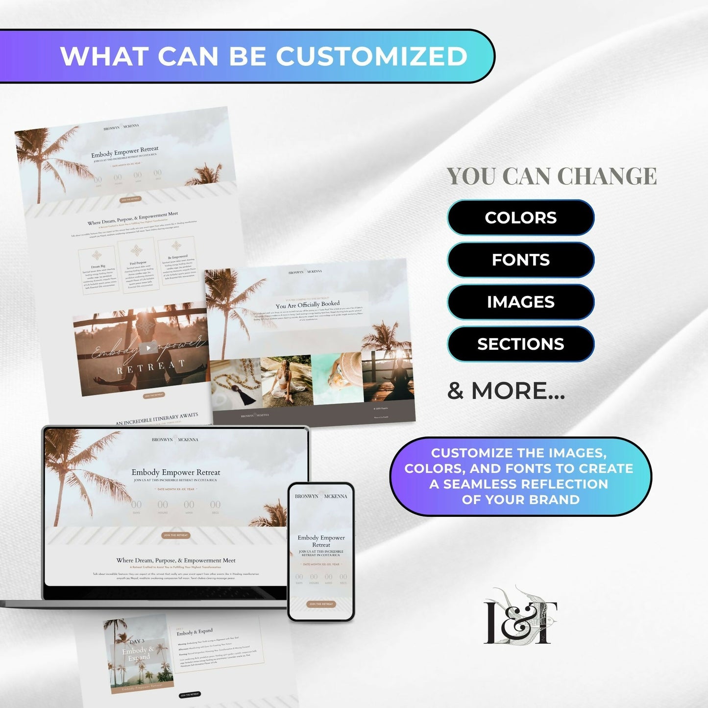 Bronwyn BOHO - Event/Retreat Sales Funnel