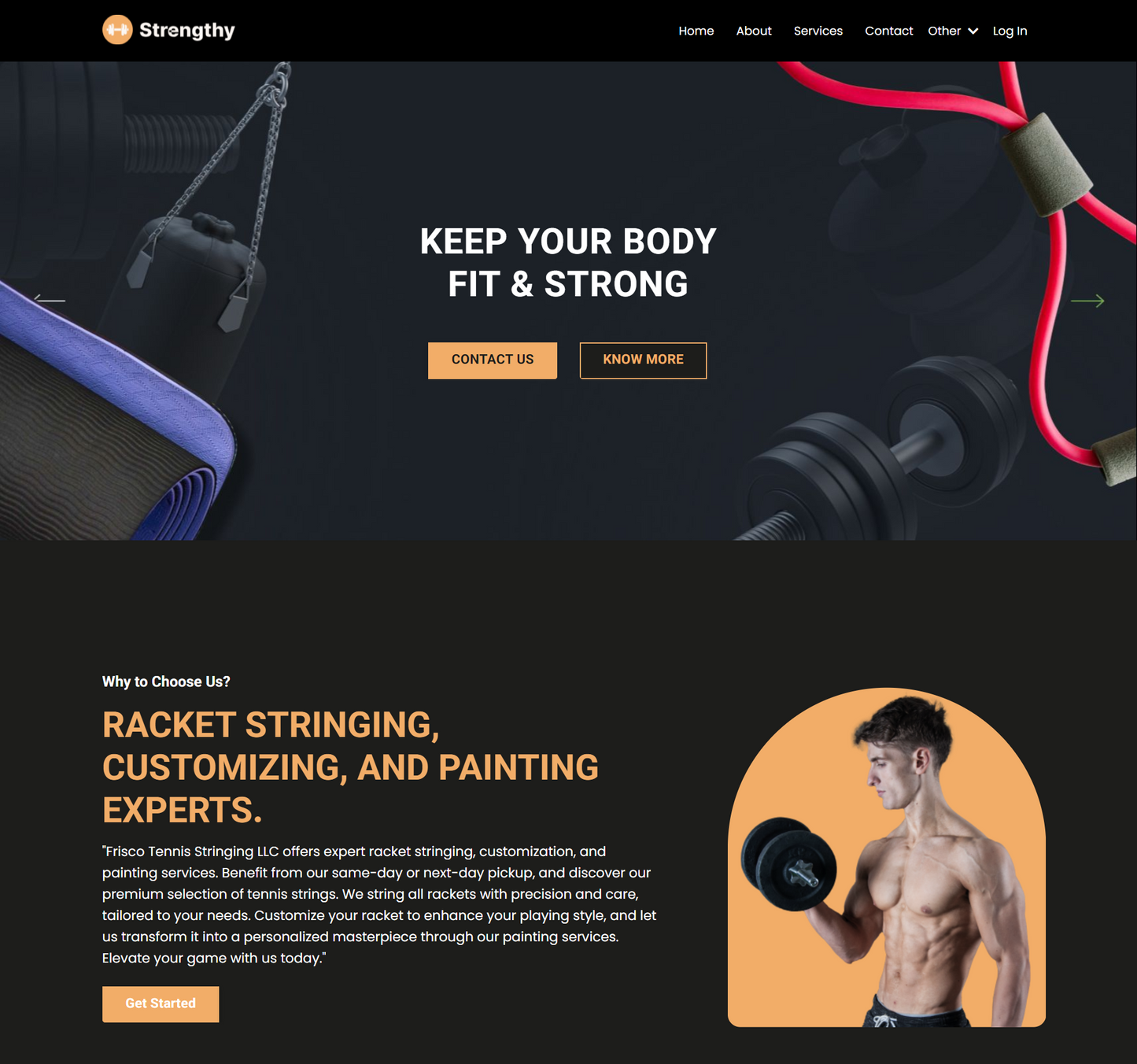 Strengthy Website Theme