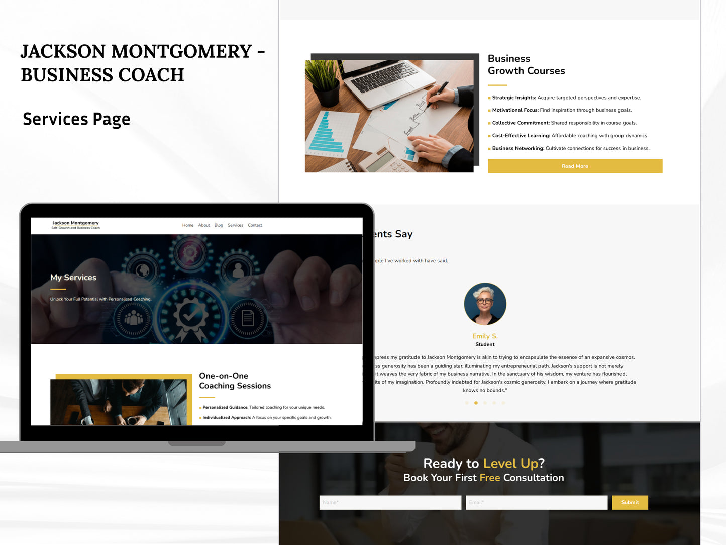 Jackson Montgomery Website (18 pages)