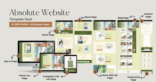 Absolute Kajabi Website Template
