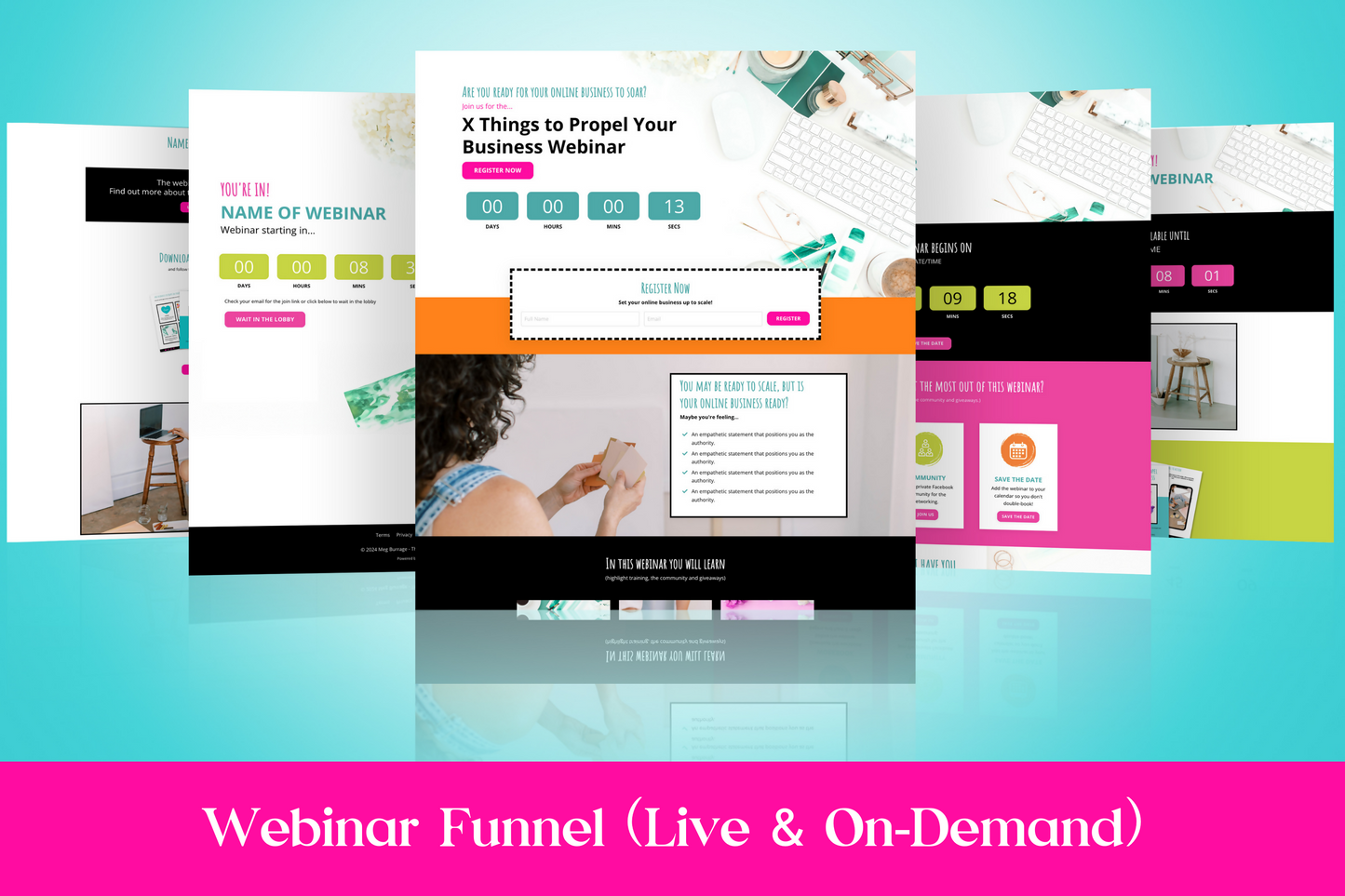 Quirk & Squiggle - Webinar Funnel Kit