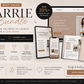 CARRIE — Feminine Kajabi Website Templates + Canva Assets