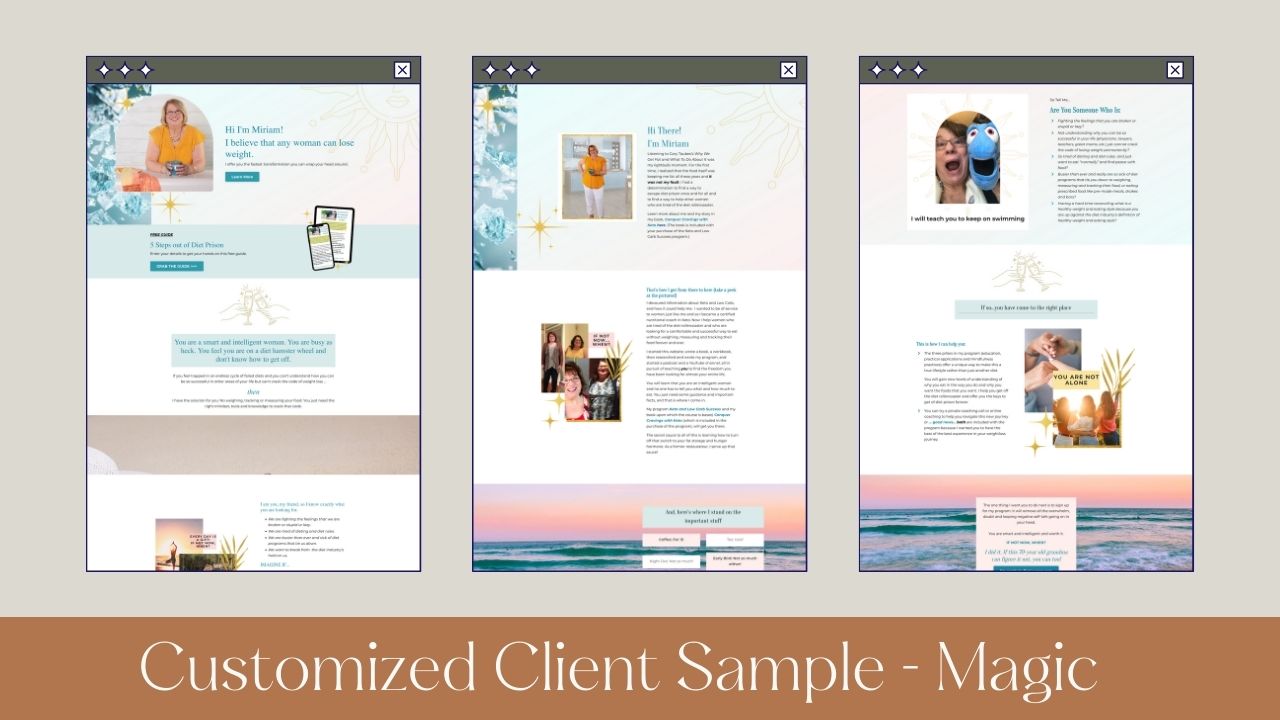 Magic Website Template – Kajabi Templates