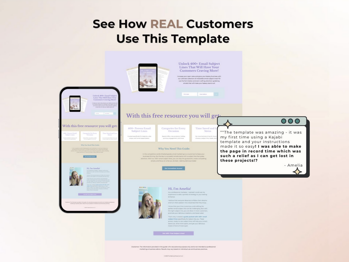 The Essential Webinar Page Template Bundle - PINK