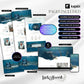 Navy WATER PORTAL - Freebie & Course Sales Funnel Bundle 6 Pages