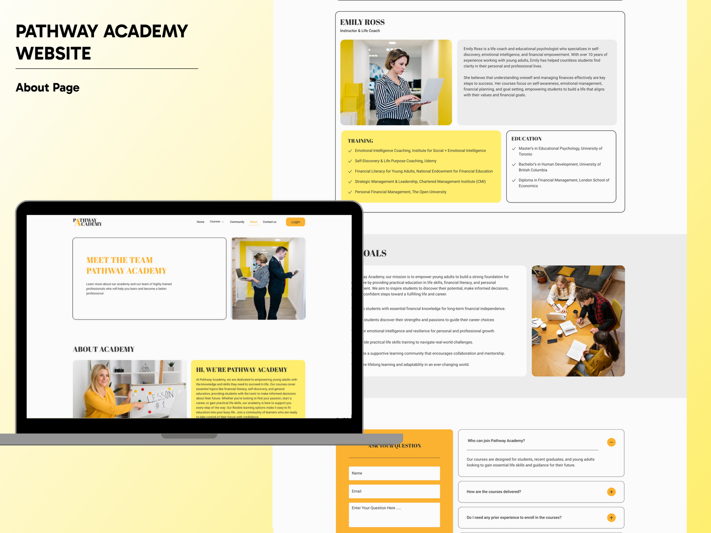 PATHWAY ACADEMY  WEBSITE (23 pages)