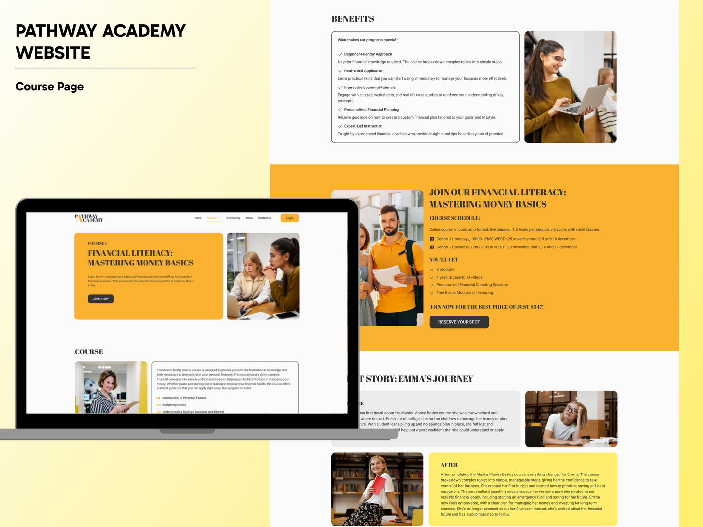 PATHWAY ACADEMY  WEBSITE (23 pages)